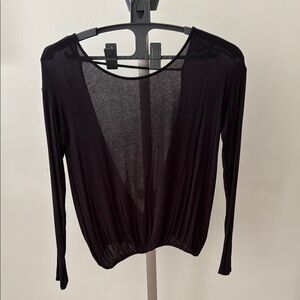 Urban Outfitters Backless Long Sleeve Top